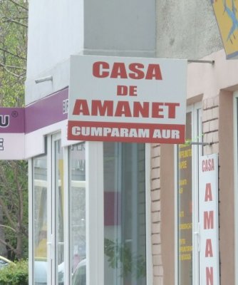 Casele de amanet, luate 